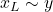 x _L\sim y